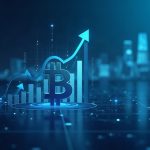 Photorealistic header showing BTC and ETH ETF icons with rising inflow arrows over a crypto dashboard and blue skyline
