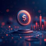 Photorealistic header with a central crypto token, rising charts, and a Legion-style dashboard signaling high demand.