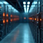 Photorealistic secure custody vault with Sui and Copper branding and digital rails to institutional staking access.